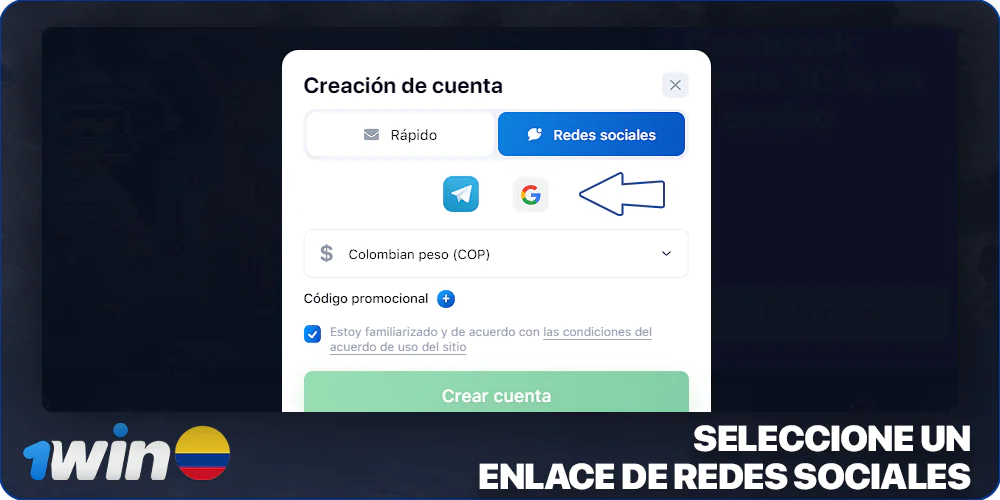 Elegir una red social adecuada en 1Win